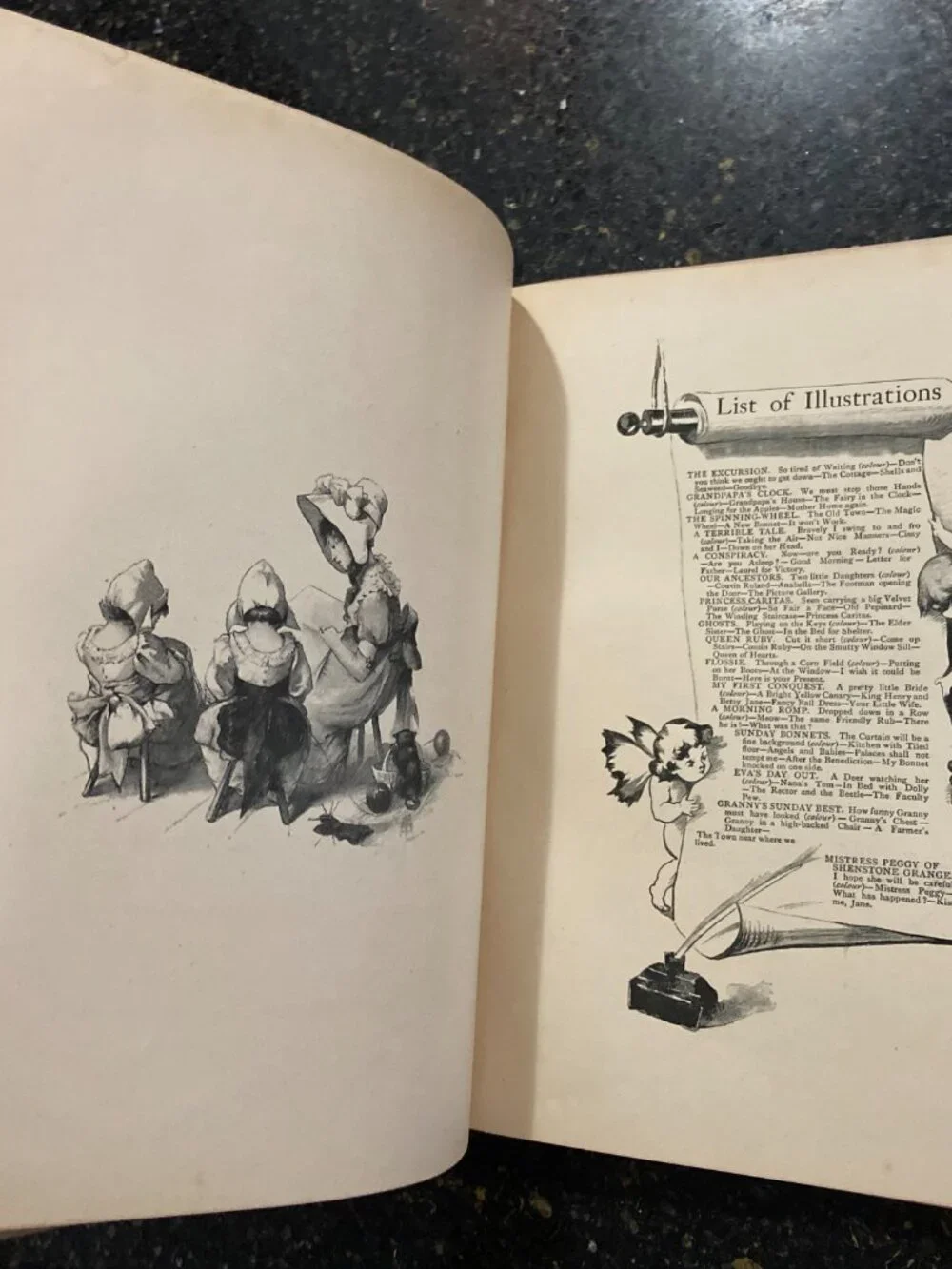Victorian Chromolithograph Book, Marie Seymour Lucas Illustrations, Circa 1890,